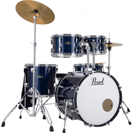 Pearl RSS505CC-31 Roadshow Fusion 20'' 5 fûts - Royal Blue Metallic + pack Sabian Solar 2 cymbales