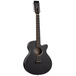 Tanglewood Black Bird TWBB SFCE 12 - guitare électro-acoustique 12 cordes