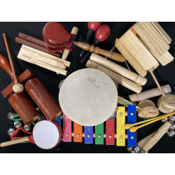Fuzeau - Malle 16 instruments à percussion  occasion