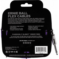 Ernie Ball 6420 - Câble jack-jack série flex 6m - Violet