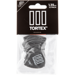 Dunlop 462P135 - sachet de 12 médiators - Tortex t3 1,35mm