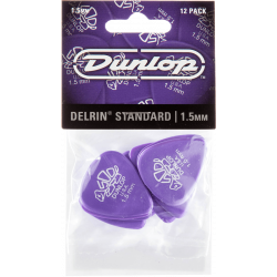Dunlop 41P150 - sachet de 12 médiators - Delrin 500 1,50mm