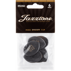 Dunlop 477P206 - sachet de 6 médiators - Jazztone medium