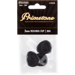 Dunlop 477P304 - sachet de 3 médiators - Primetone rond