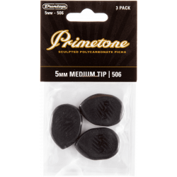 Dunlop 477P506 - sachet de 3 médiators - Primetone medium