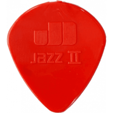 Dunlop 47P2N - sachet de 6 médiators - Jazz ii nylon 1,18mm