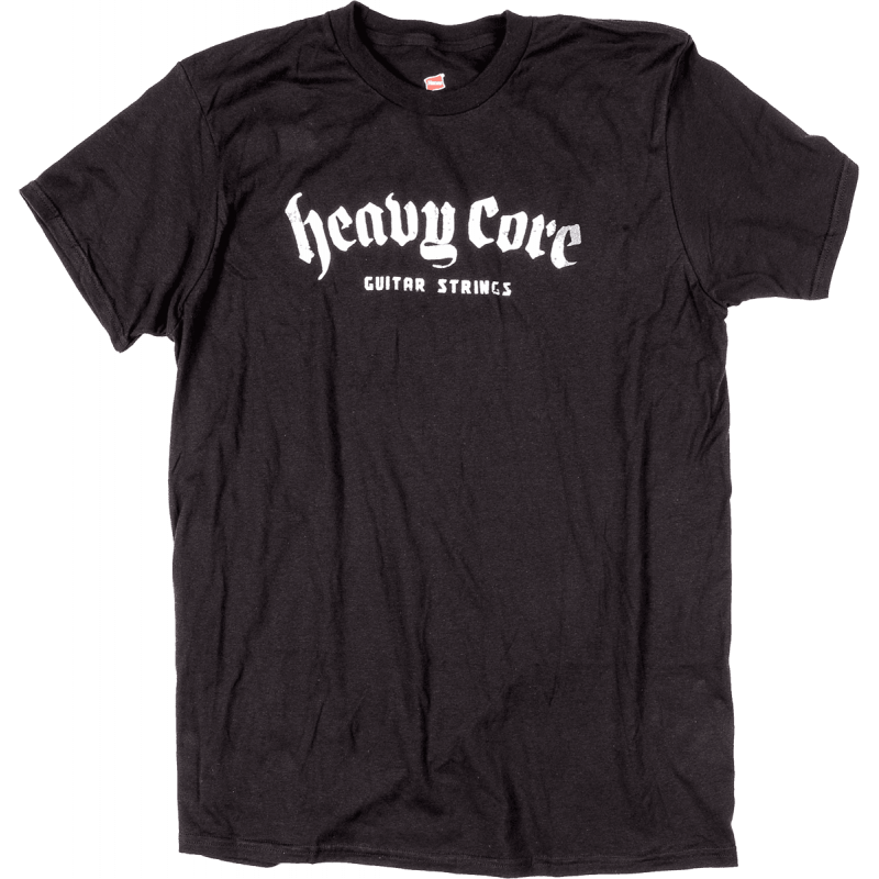 Dunlop - T-shirt noir heavy core - L