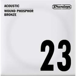 Dunlop DAP23 - Corde de guitare acoustique au détail - Filé rond 23