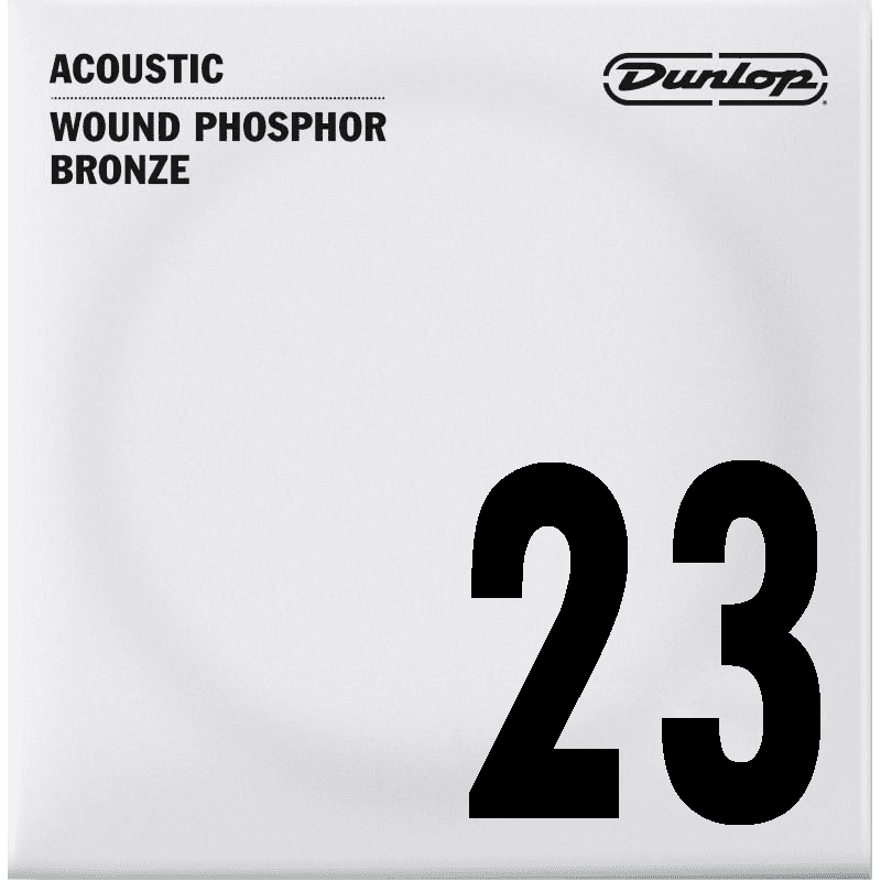 Dunlop DAP23 - Corde de guitare acoustique au détail - Filé rond 23
