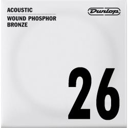 Dunlop DAP26 - Corde de guitare acoustique au détail - Filé rond 26
