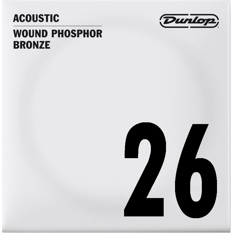 Dunlop DAP26 - Corde de guitare acoustique au détail - Filé rond 26