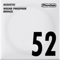 Dunlop DAP52 - Corde de guitare acoustique au détail - Filé rond 52