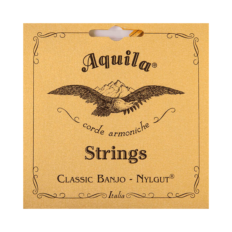 Aquila 2B - 2b nylgut jeu banjo 5 cordes, tirant faible, 1 corde rouge