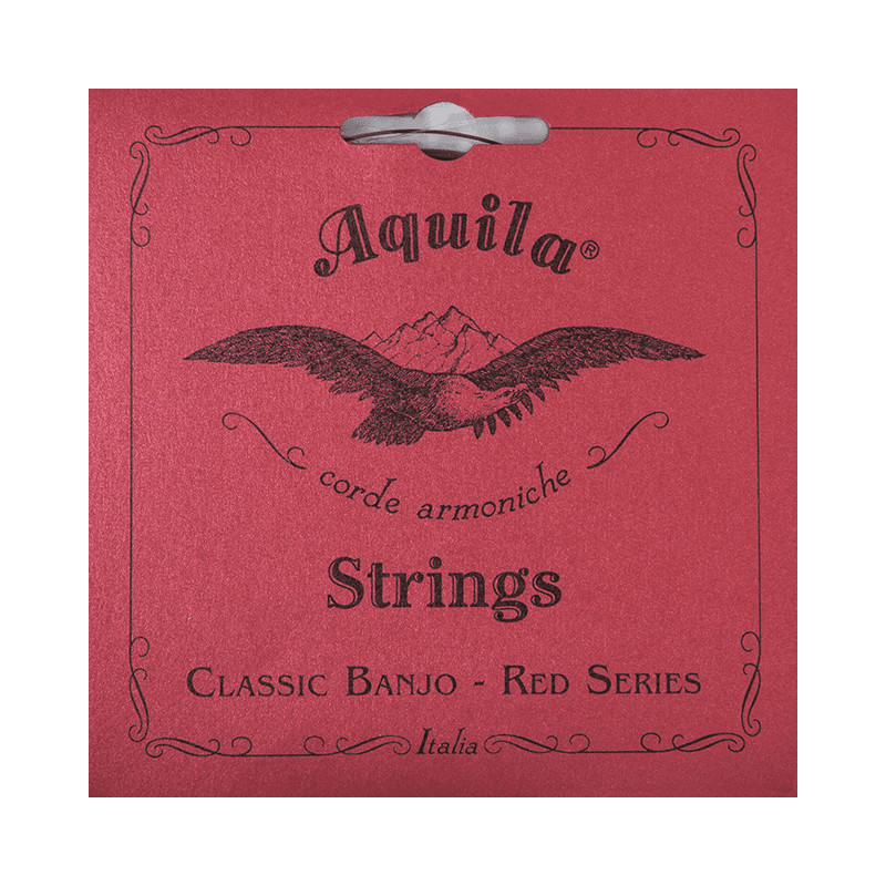 Aquila 12b red jeu banjo 5 cordes, tirant normal