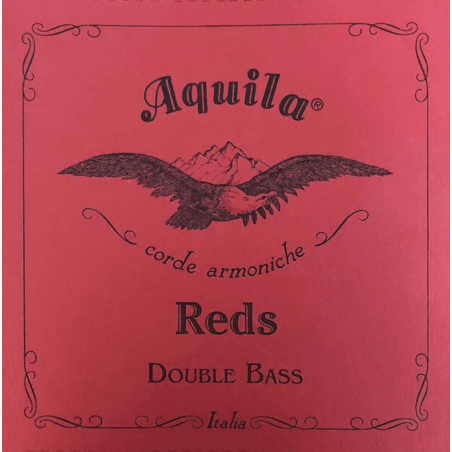 Aquila 05DB - Reds contrebasse - corde à l'unité - mi 4ème filée cuivrée vernie - e