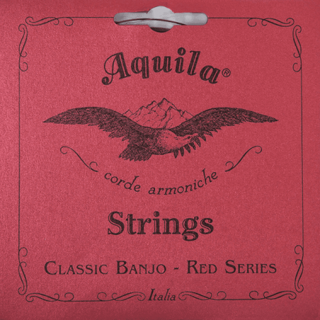 Aquila 11B - Reds jeu banjo 5 cordes - tirant normal