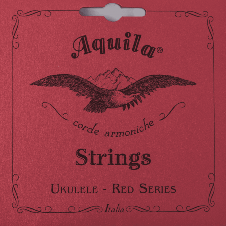 Aquila 134U - Reds - ukulélé soprano - corde à l'unité - sol grave 4ème filé