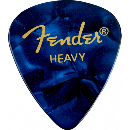1 médiators Fender 351 Premium Celluloid, durs - Blue Moto