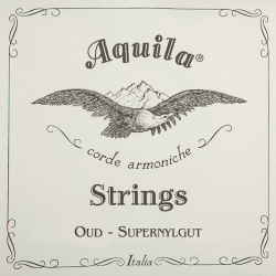 Aquila 75o supernylgut oud, accord irakien,cordes au détail, fa 1ères - ff