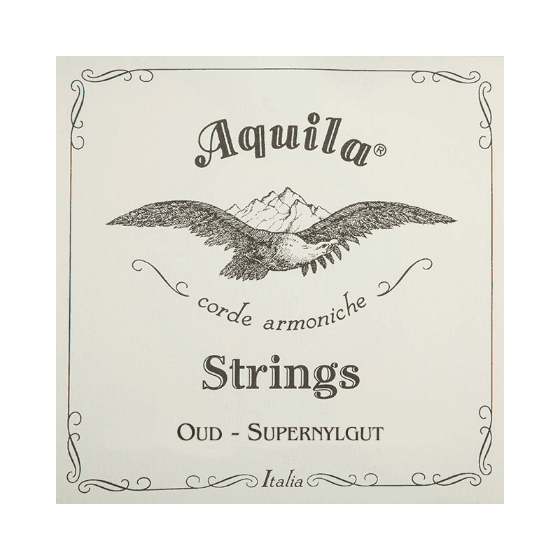 Aquila 75o supernylgut oud, accord irakien,cordes au détail, fa 1ères - ff