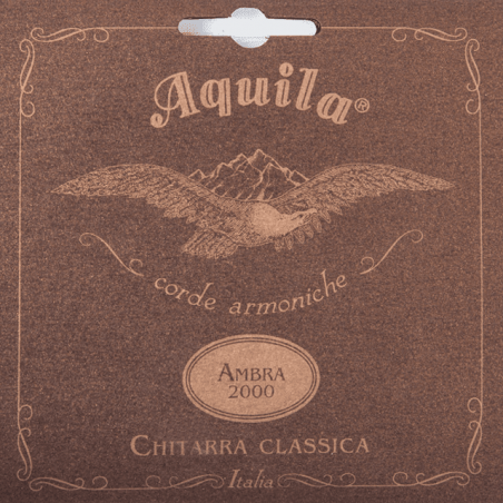 Aquila 151C - Ambra 2000 guitare classique - 3 cordes aiguës - tirant faible