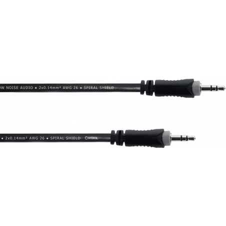 Cordial ES0.5WW - Câble audio stéréo mini-jack 50 cm