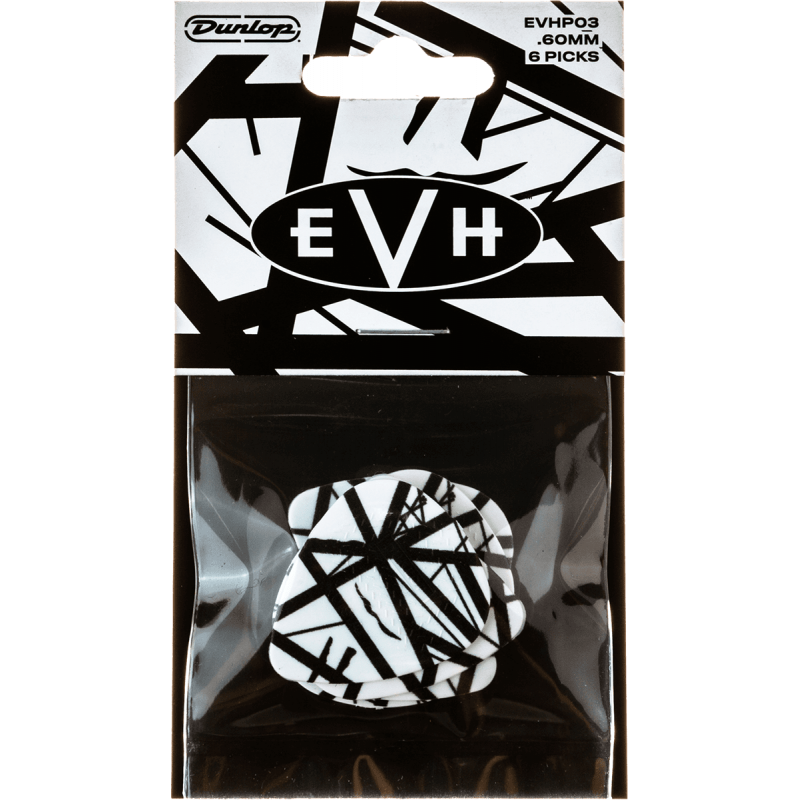Dunlop EVHP03 - Médiator evh vhi, player's pack de 6