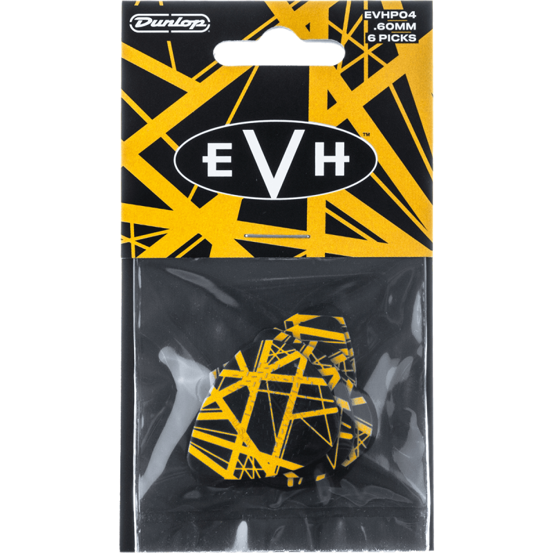 Dunlop EVHP04 - Médiator evh vhii, player's pack de 6