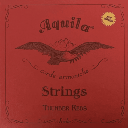 Aquila 168U - Thunder reds jeu ukulélé basse - diapason 23-26"