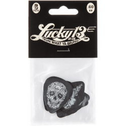 Dunlop L13CP60 - Lucky 13 series III, player's pack 6 médiators - 0.60 mm