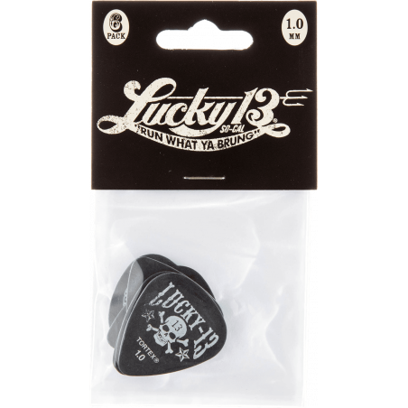 Dunlop L13CP10 - Lucky 13 series III - player's pack 6 médiators 1.00 mm