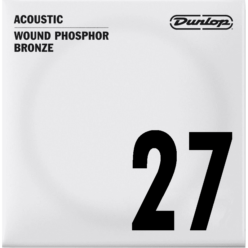 Dunlop DAP27 - Corde à l'unité pour guitare acoustique - Filé rond 27