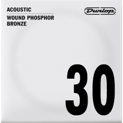 Dunlop DAP30 - Corde à l'unité pour guitare acoustique - Filé rond 30