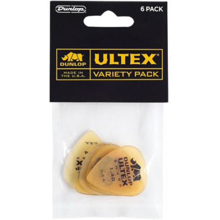 Dunlop PVP109 - Médiator ultex variety pack de 6