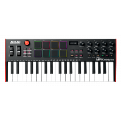 Akai MPKMINIPLUS - Clavier maître usb 37 mini-notes - 8 pads rvb - 8 encodeurs