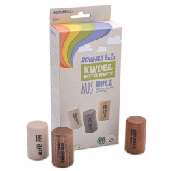 Rohema 61563 - Set 3 Mini Shakers - Différentes Tonalités - 1+