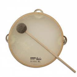 Rohema 618063 - Tambourin 3 cymbalettes 20cm + 1 Baguette