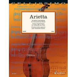 Arietta pour violoncelle et Piano   - Rainer Mohrs - Editions Schott Music