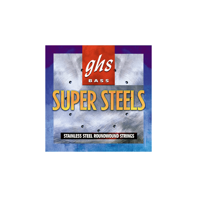 GHS 5MLSTB - super steels medium light 5c - Jeu guitare basse