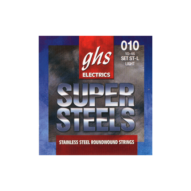 GHS ST-L - St-l super steels light - jeu guitare électrique