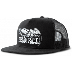 Ernie Ball 4158 - Casquette noir - logo aigle eb blanc