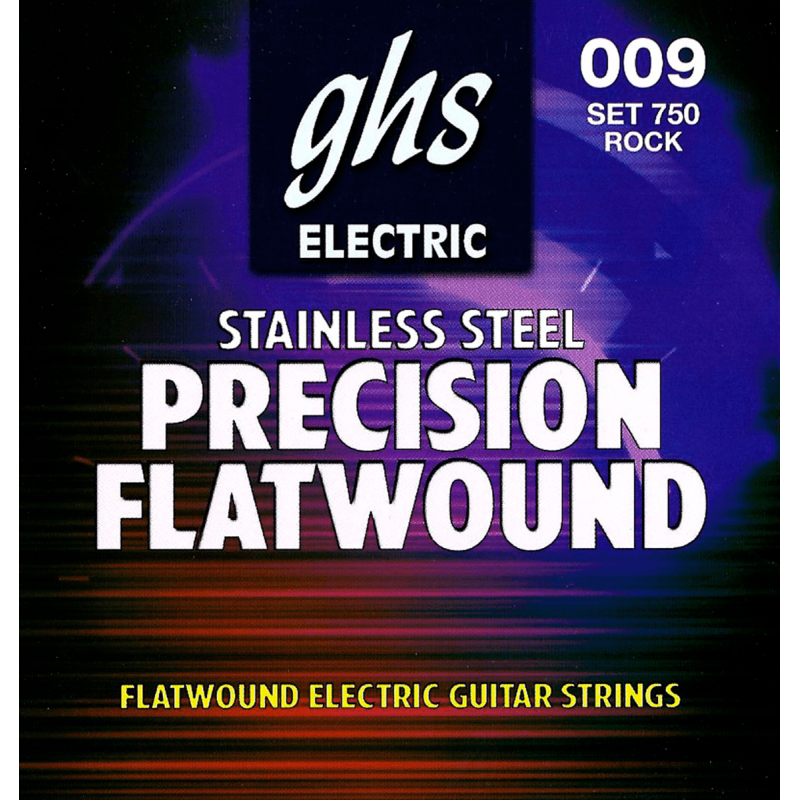 GHS 750 - Precision flatwounds ultra light - jeu guitare électrique