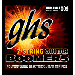 GHS GB7L - Boomers extra light 7 cordes - Jeu guitare électrique