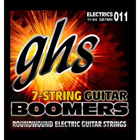 GHS GB7MH - Boomers medium/heavy 7 cordes - Jeu guitare électrique