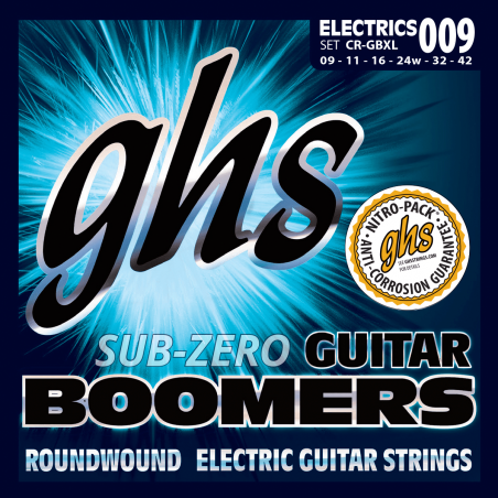 GHS CR-GBXL - Extra light 09-42 - Jeu guitare électrique