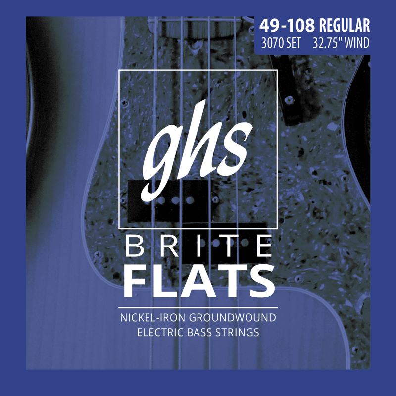 GHS 3070 - Brite flats short scale regular - Jeu guitare basse