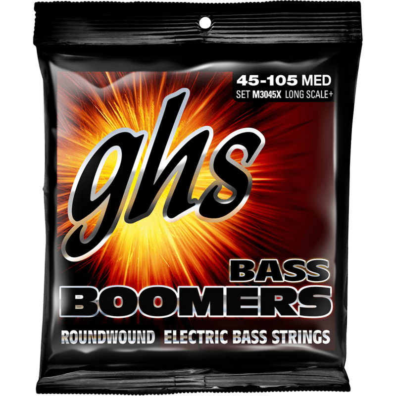 GHS M3045X - Boomers extra long scale medium - Jeu guitare basse