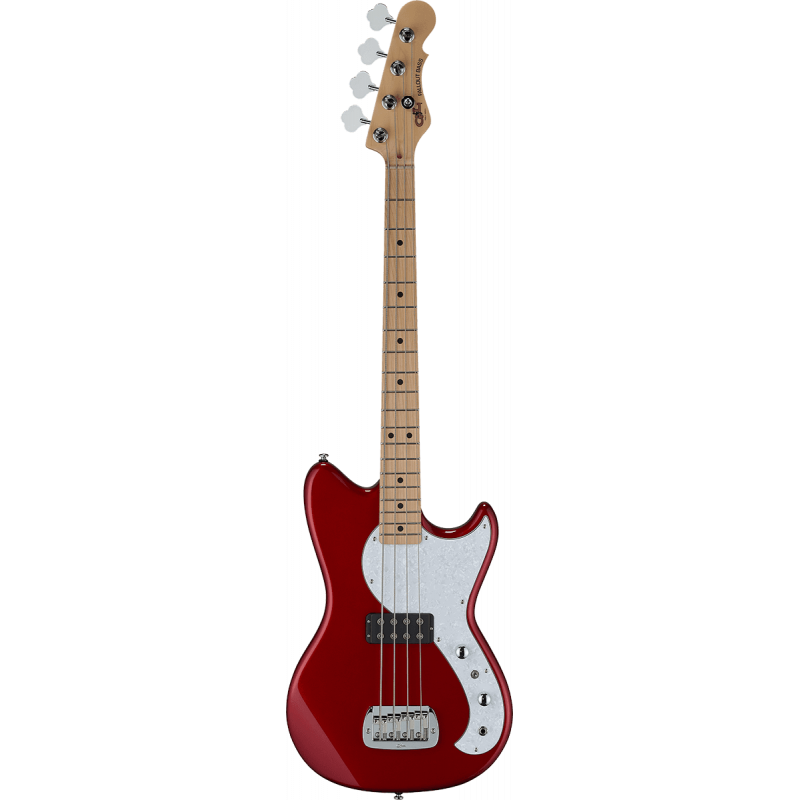 G&L TFALB-CAR-M - Tribute fallout bass candy apple red