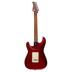 Mooer GTRS S800 - Guitare électrique avec processeur - Metal Red (+ housse)