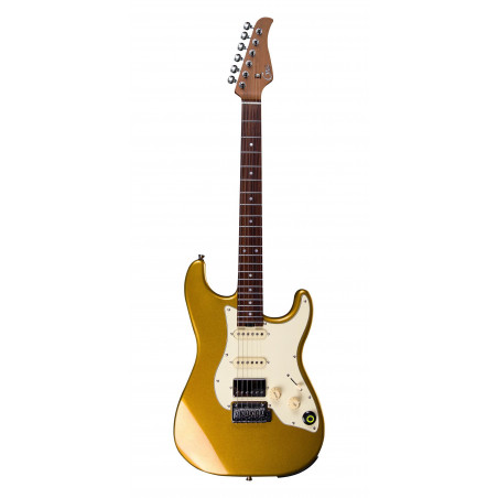 Mooer GTRS S800 - Guitare électrique avec processeur - Gold (+ housse)